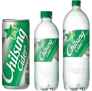 チルソンサイダーの缶、ボトル2サイズの画像